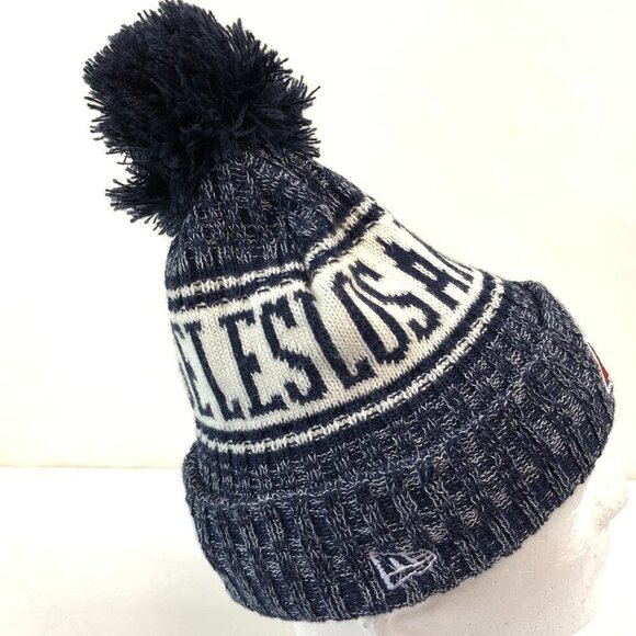 New Era NFL Blue And White Los Angeles Rams Toboggan Size One Size Fits Most - Picture 2 of 5